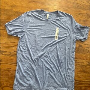 Bella + Canvas Blue Unisex Blank Short Sleeve Crew Neck T-Shirt Size XL New